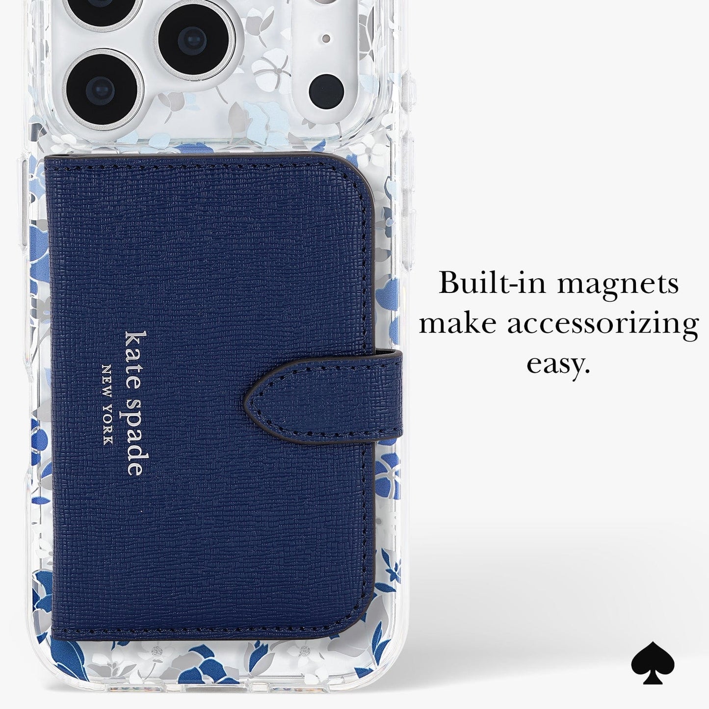 kate spade new york Flowerbed Blue MagSafe - iPhone 17 Pro