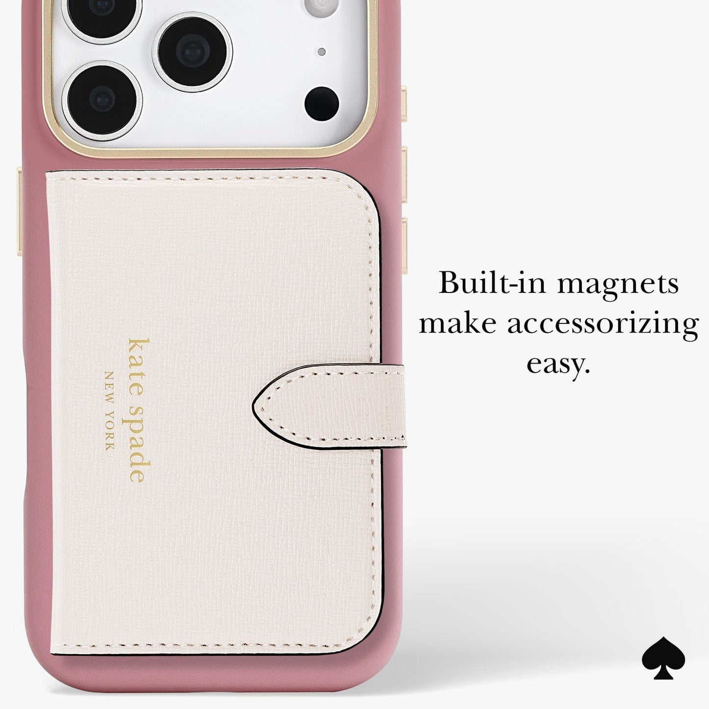 kate spade new york Icon Dusk Rose MagSafe - iPhone 17 Pro