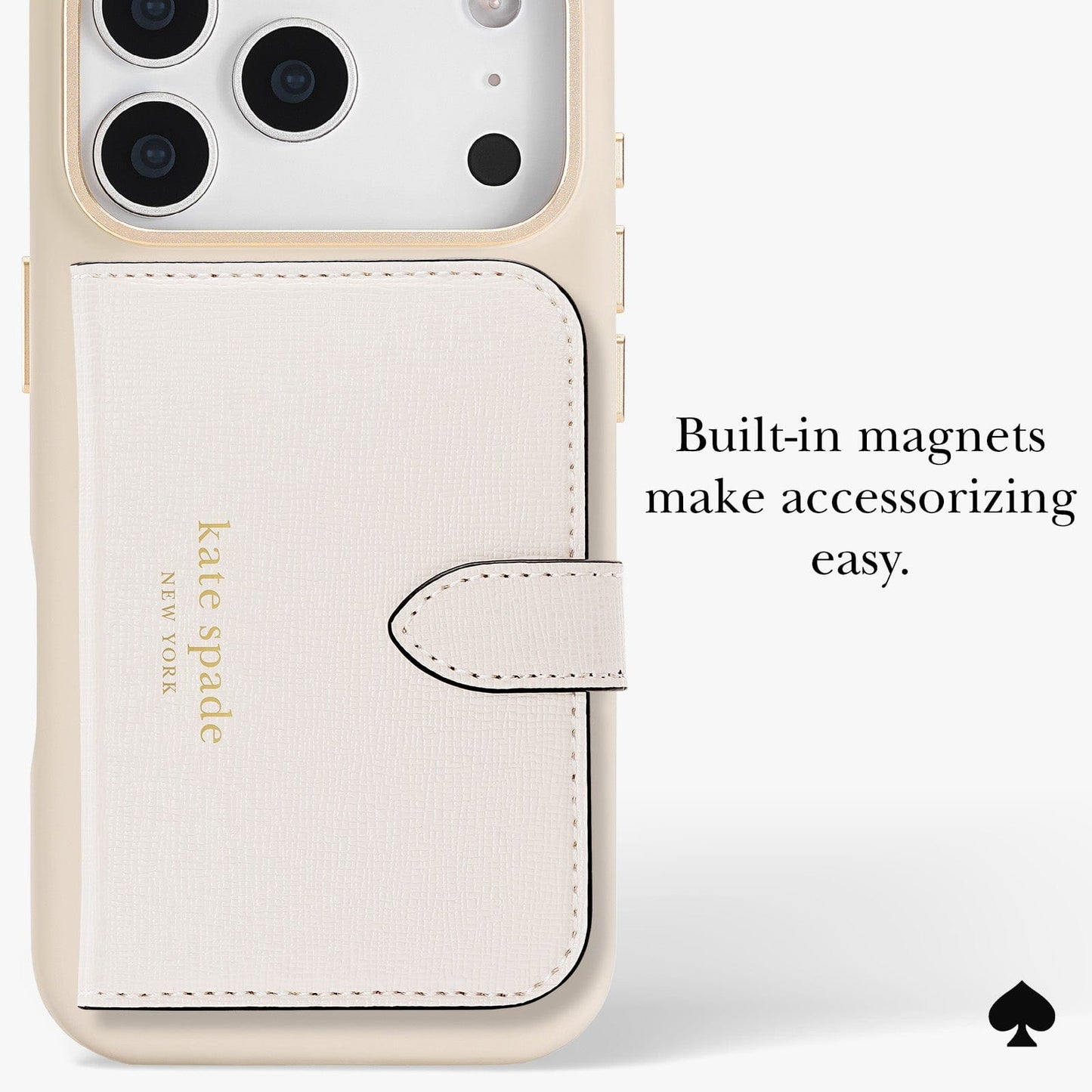 kate spade new york Icon Perfect Beige MagSafe - iPhone 17 Pro