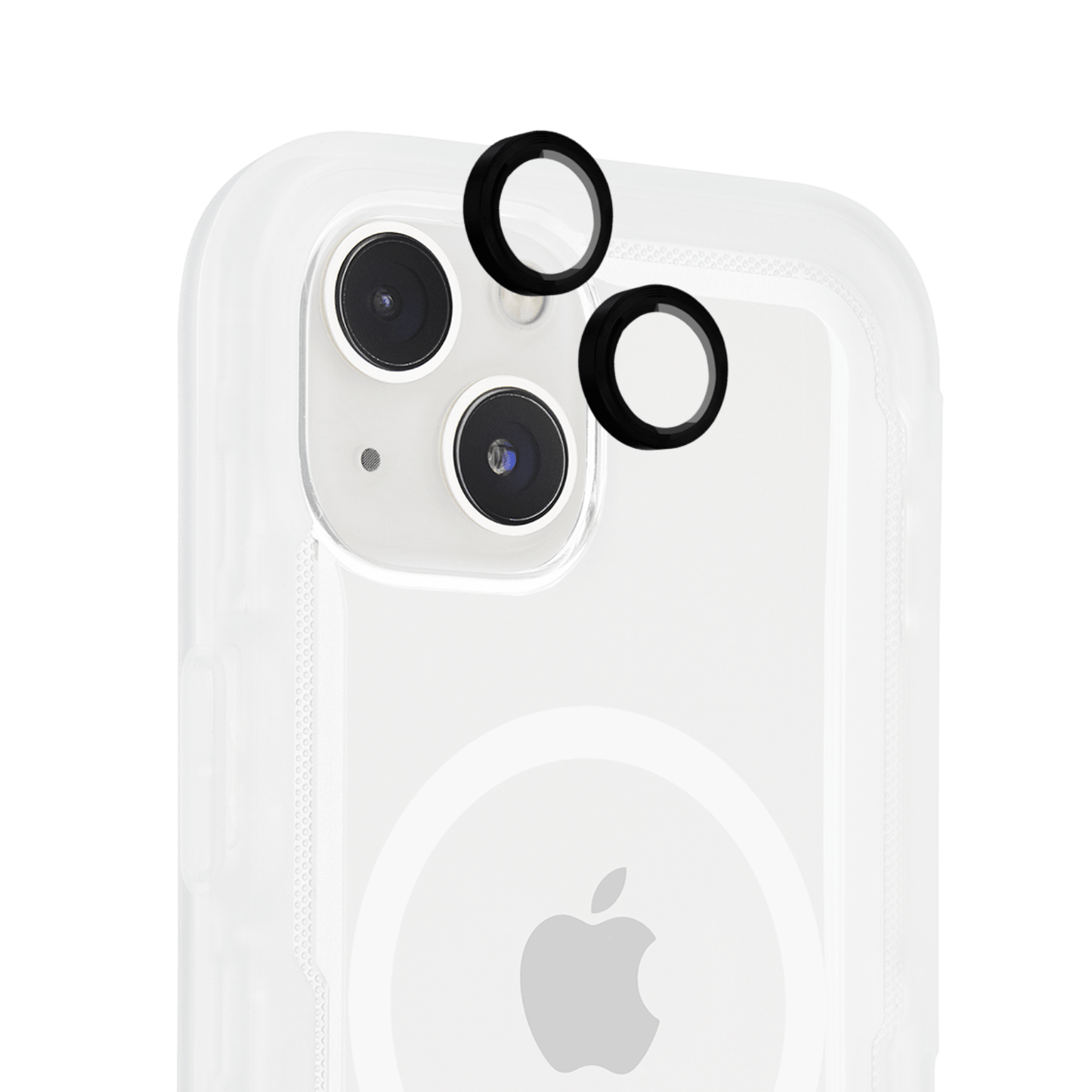 Pelican Aluminum Ring Camera Lens Protector (Black) - iPhone 14 / 14 Plus