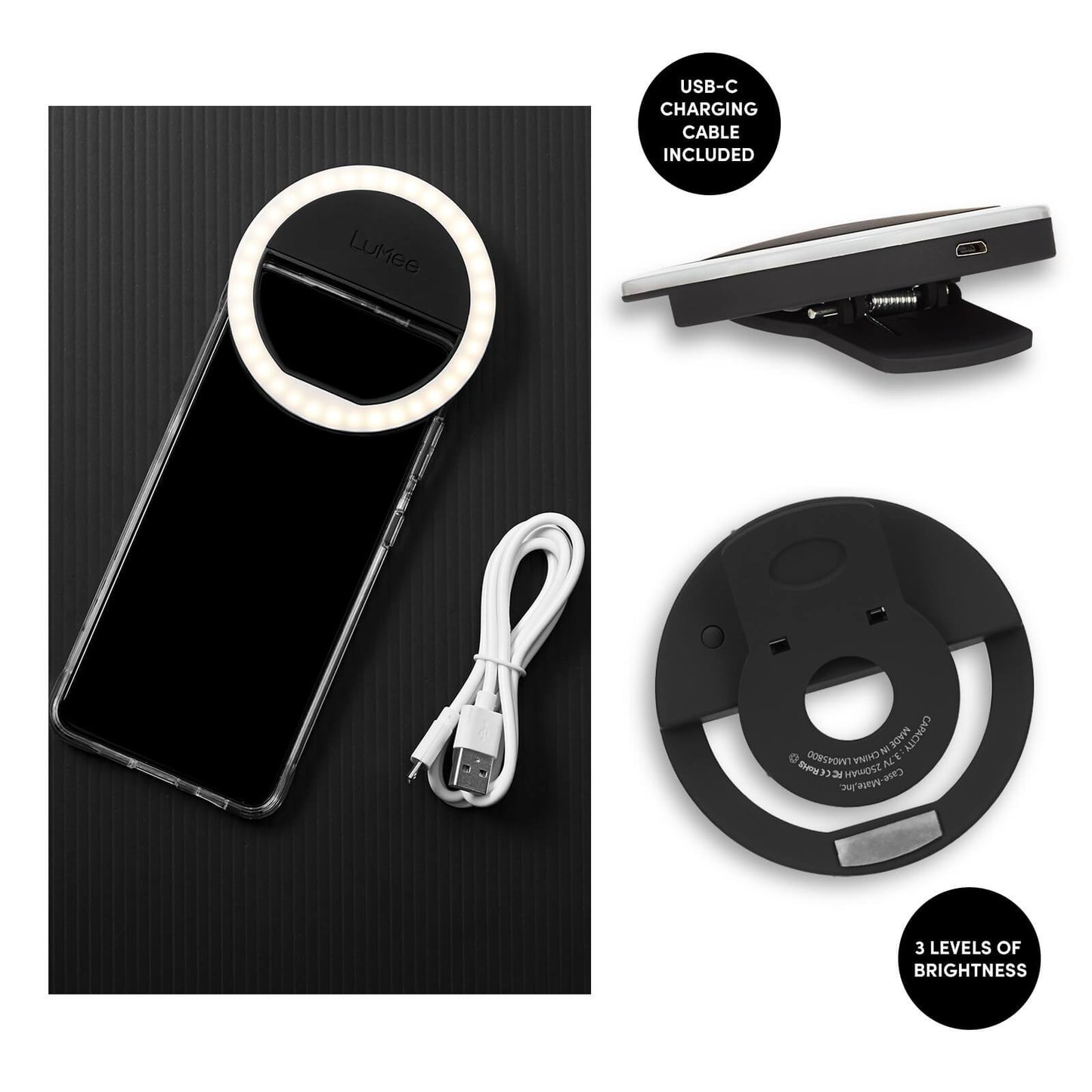 Clip Light (Black) - Ring Light