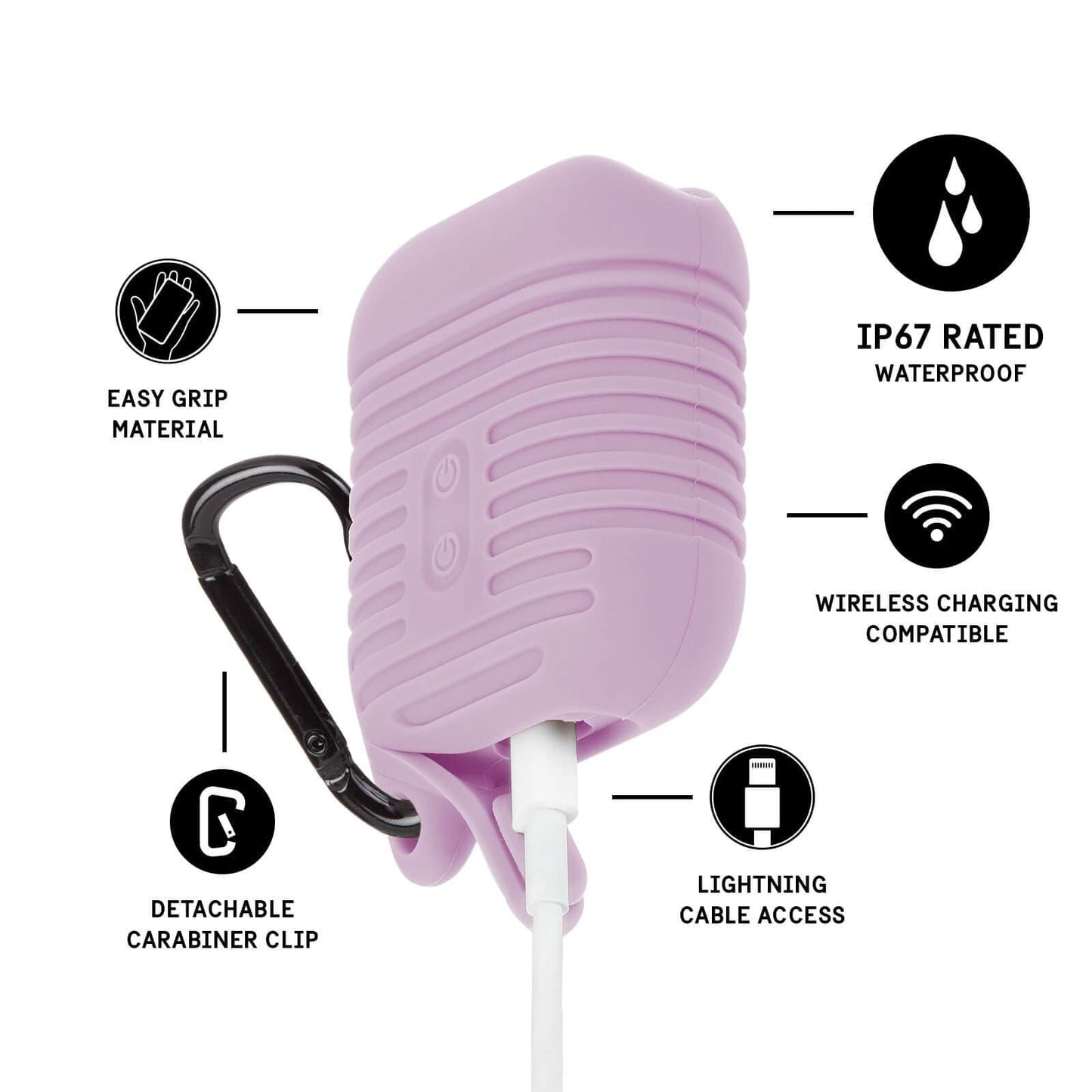 Pelican Protector (Mauve Purple) - AirPods