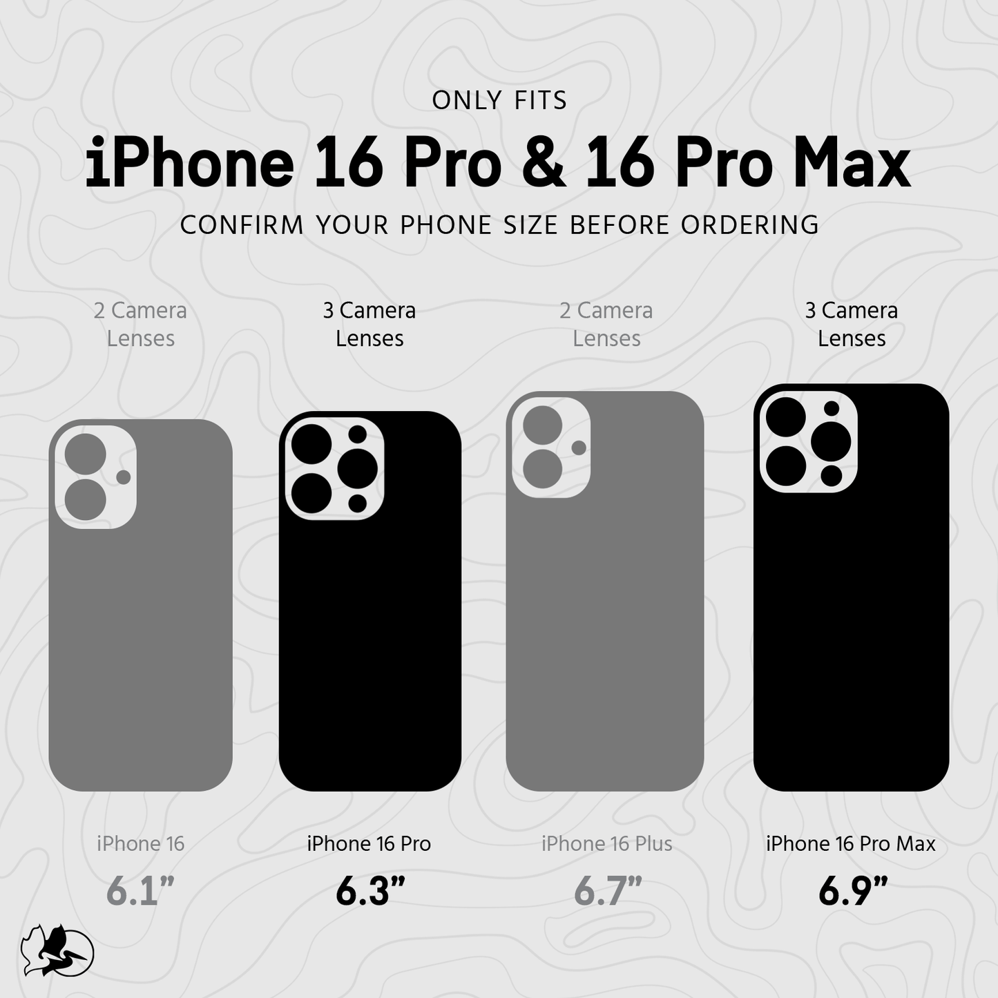 Pelican Aluminum Ring Camera Lens Protector - iPhone 16 Pro / 16 Pro Max