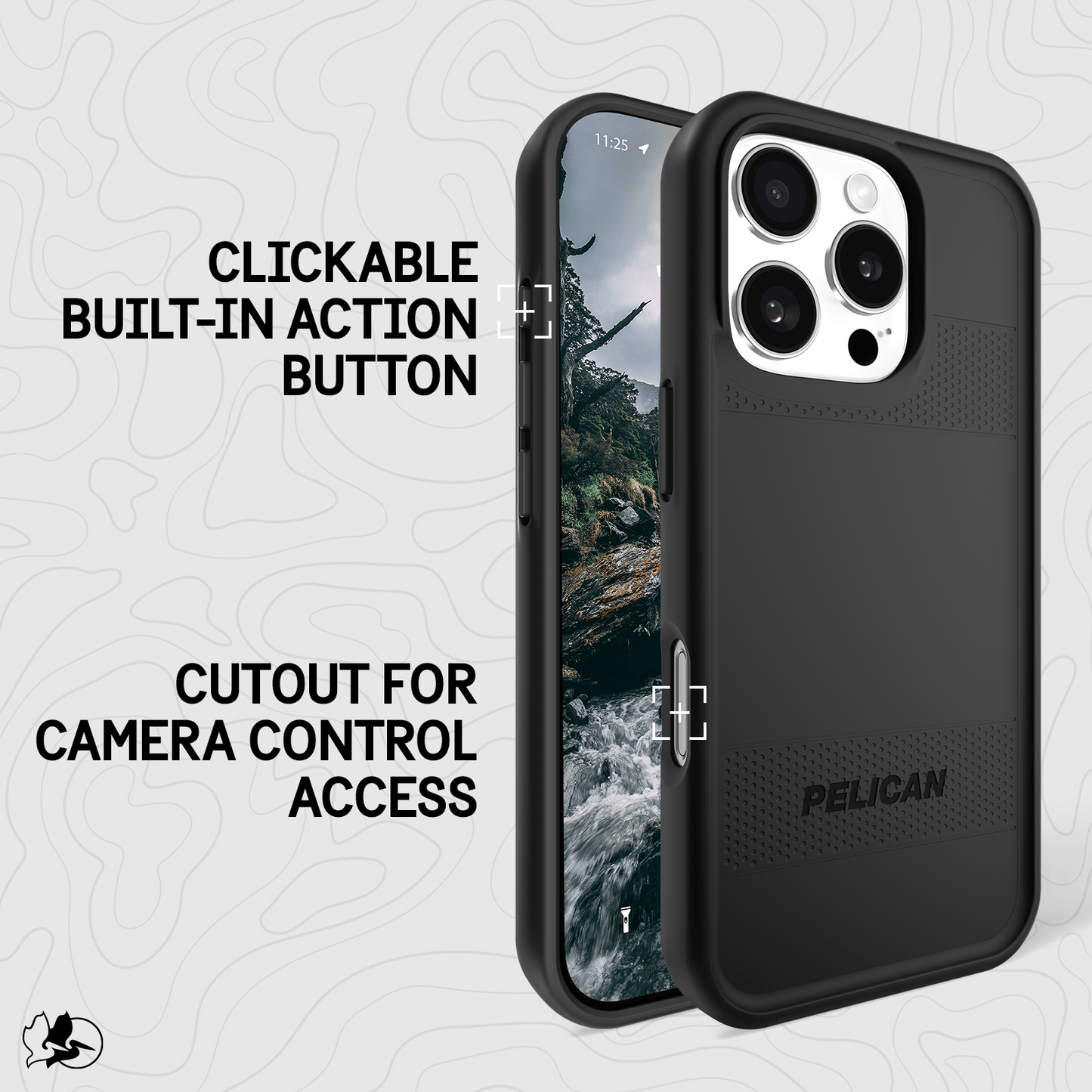 Pelican Protector Black MagSafe - iPhone 16 Pro