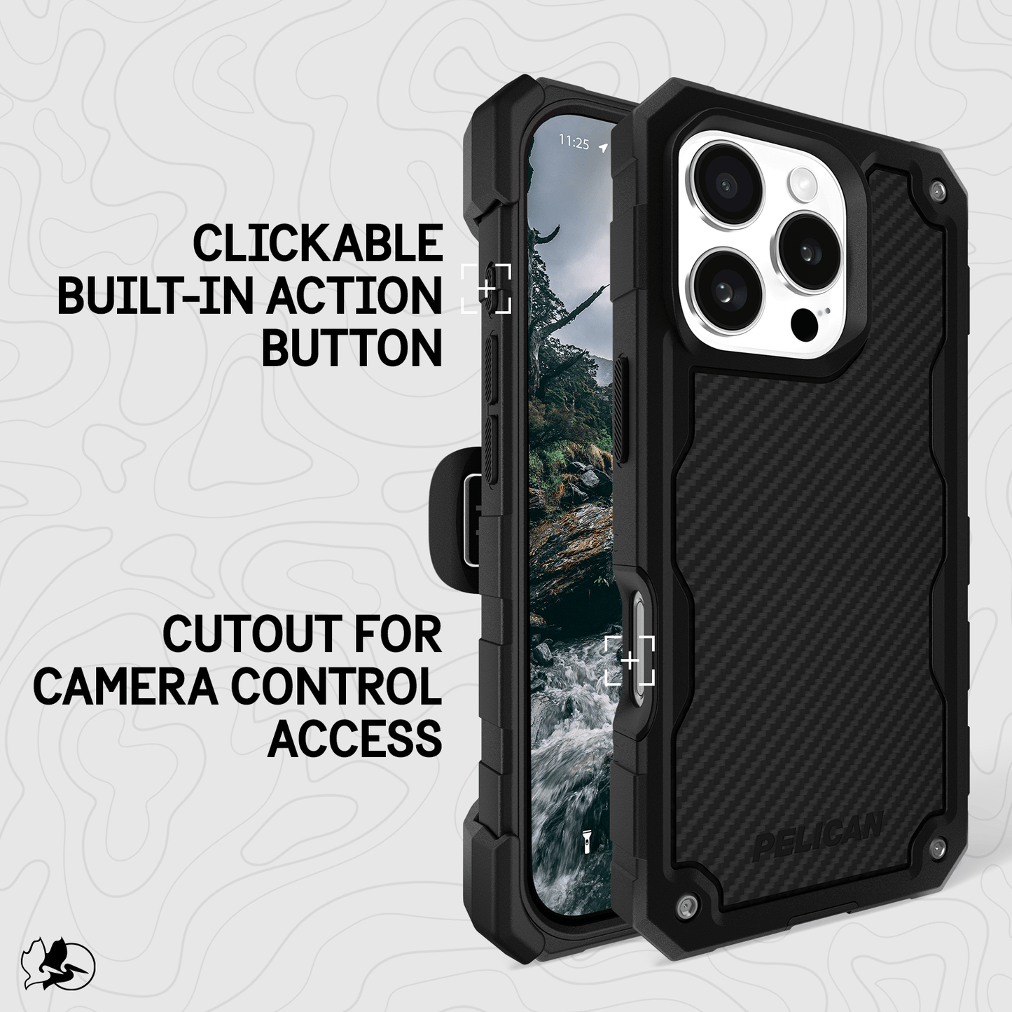 Pelican Shield Carbon Fiber MagSafe - iPhone 16 Pro
