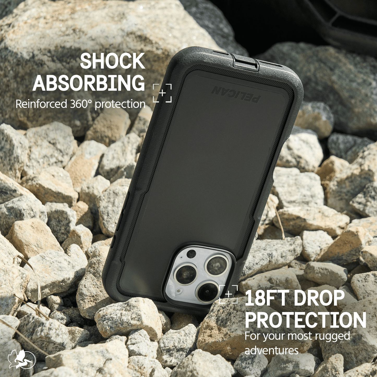 Pelican Voyager Black MagSafe - iPhone 16 Pro