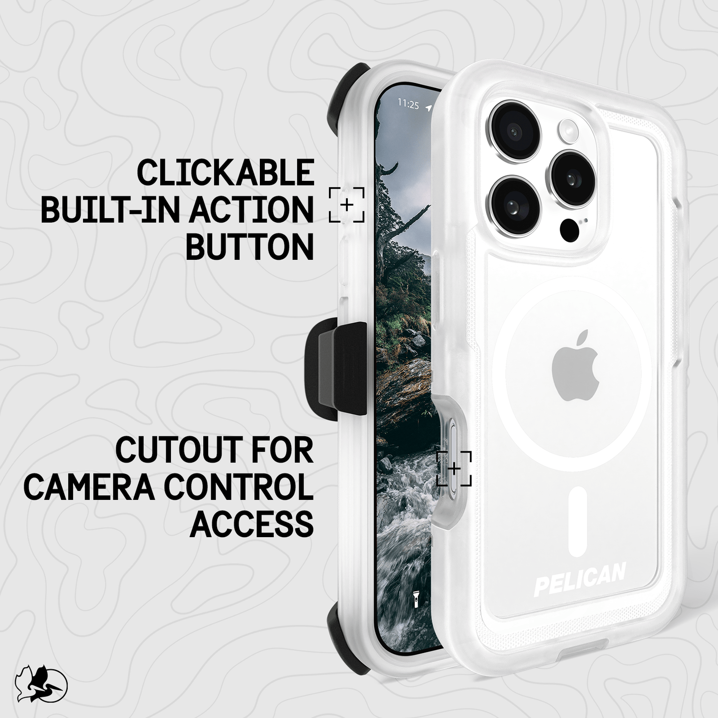 Pelican Voyager Clear MagSafe - iPhone 16 Pro