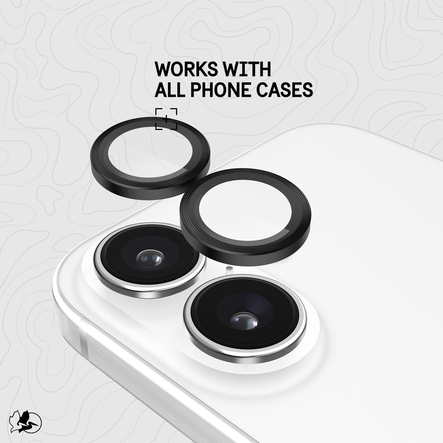 Pelican Aluminum Ring Camera Lens Protector - iPhone 16 / 16 Plus