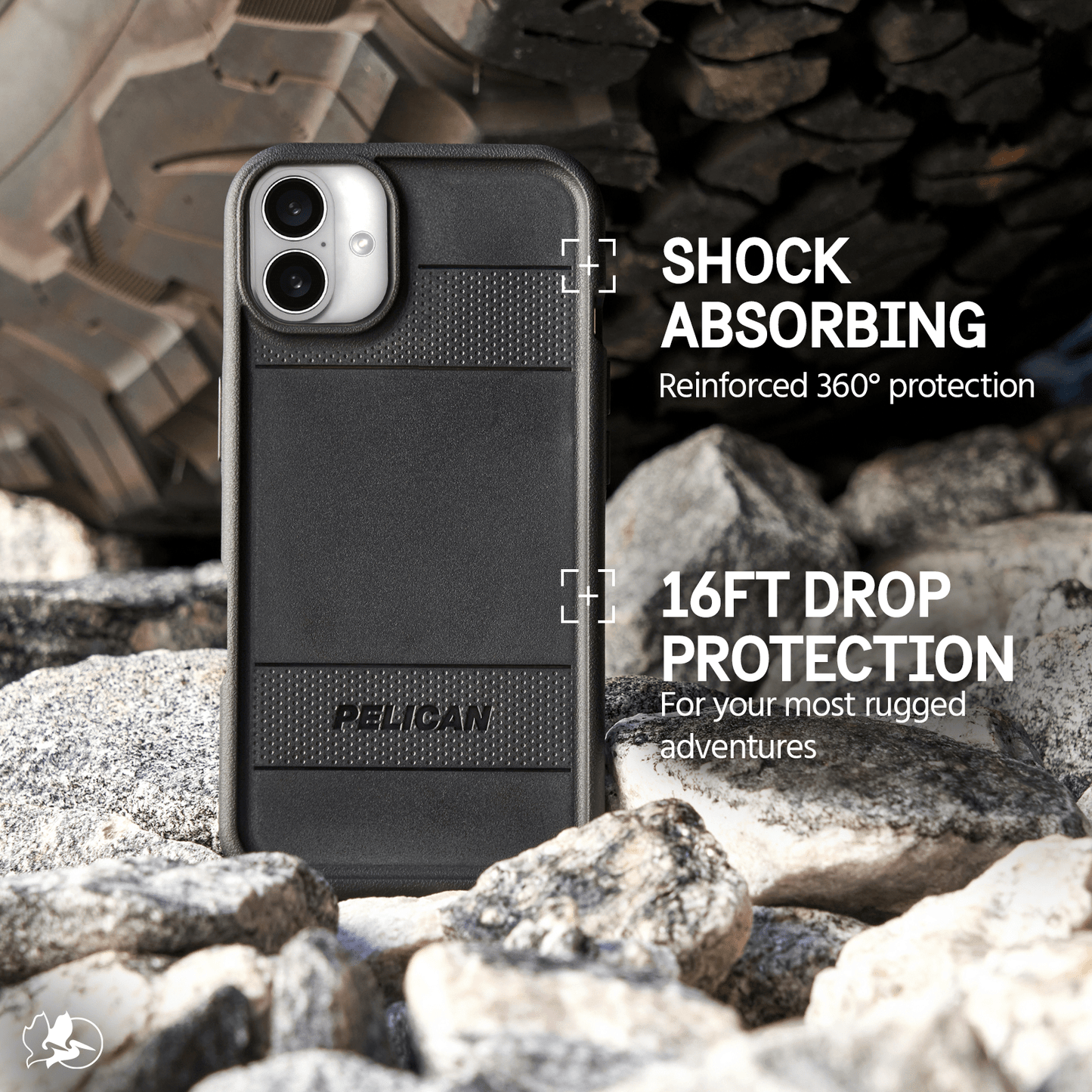 Pelican Protector Black MagSafe - iPhone 16