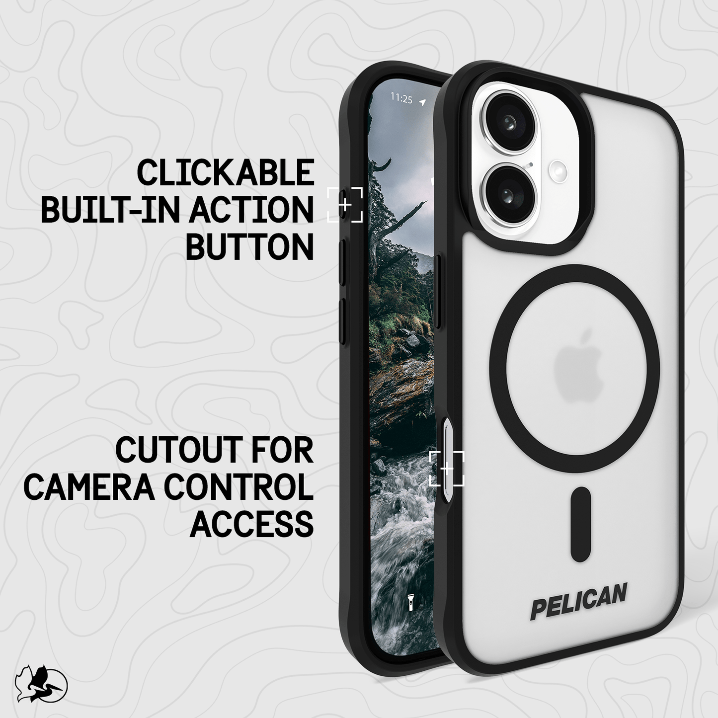 Pelican Ranger Frosted Clear MagSafe - iPhone 16