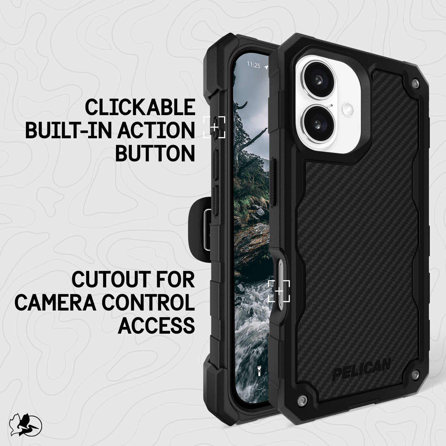 Pelican Shield Carbon Fiber MagSafe - iPhone 16