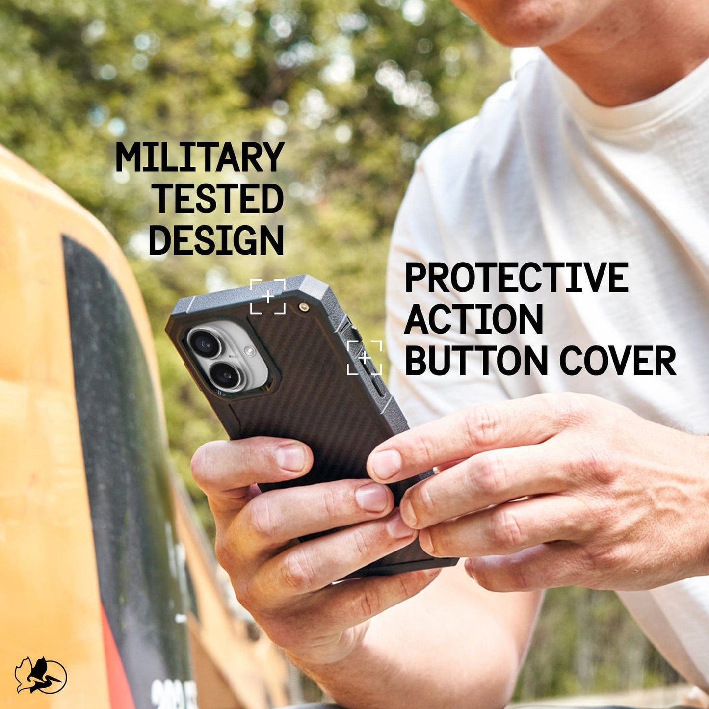 Pelican Shield Carbon Fiber MagSafe - iPhone 16