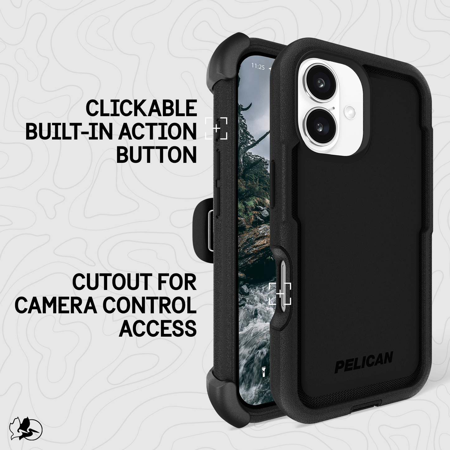 Pelican Voyager Black MagSafe - iPhone 16