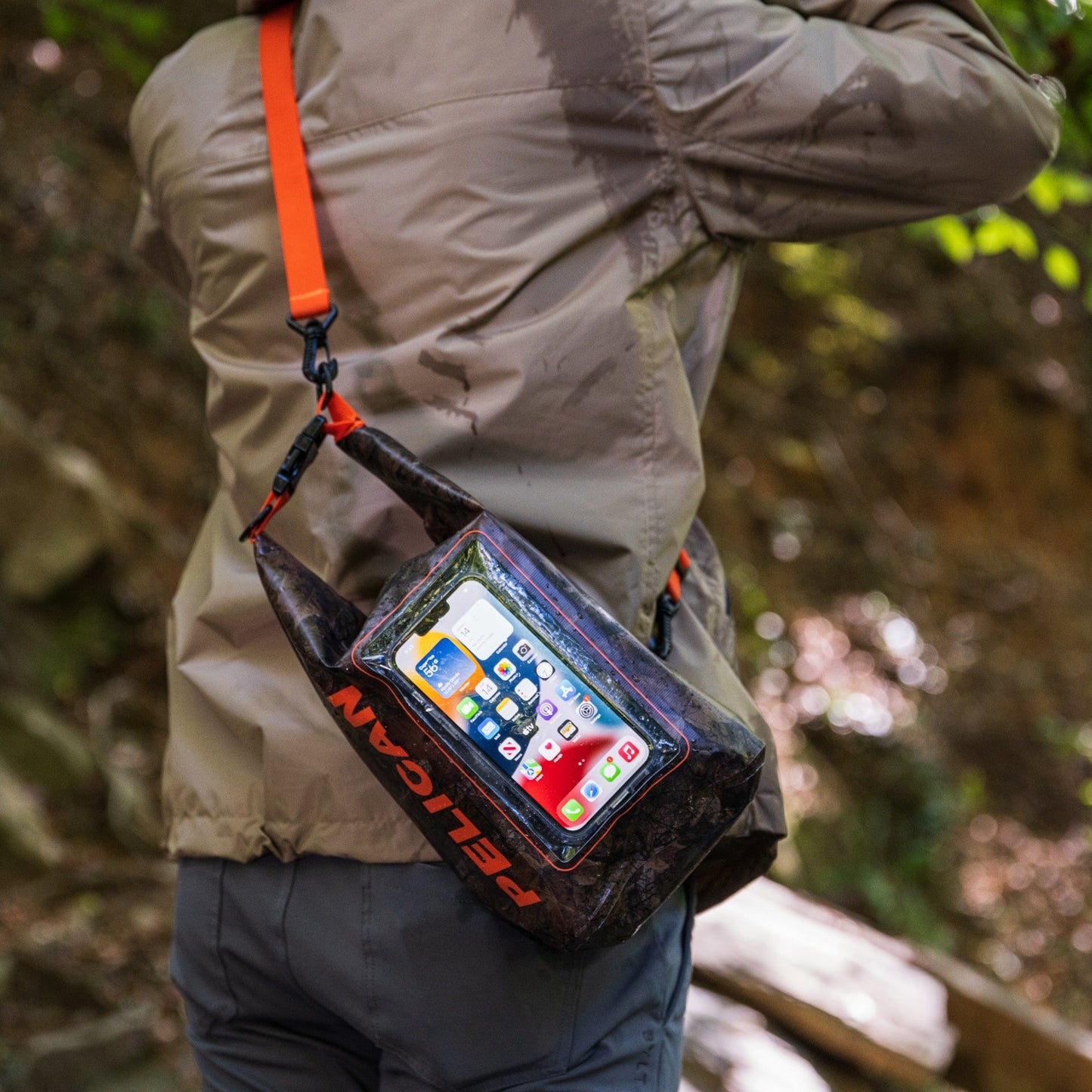 Pelican Marine Waterproof 5L Dry Bag (Hunter Camo) - Phone Pouch