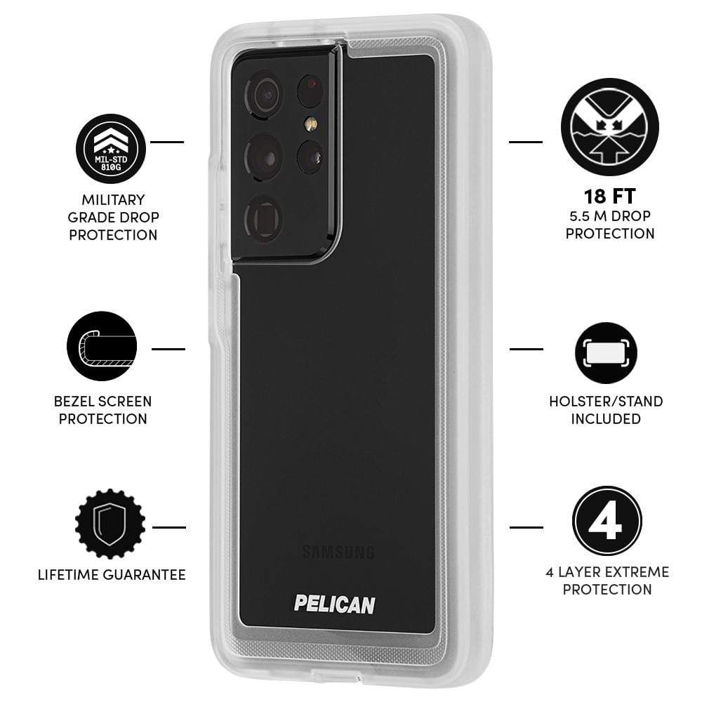 Pelican Voyager (Clear) - Galaxy S21 Ultra 5G
