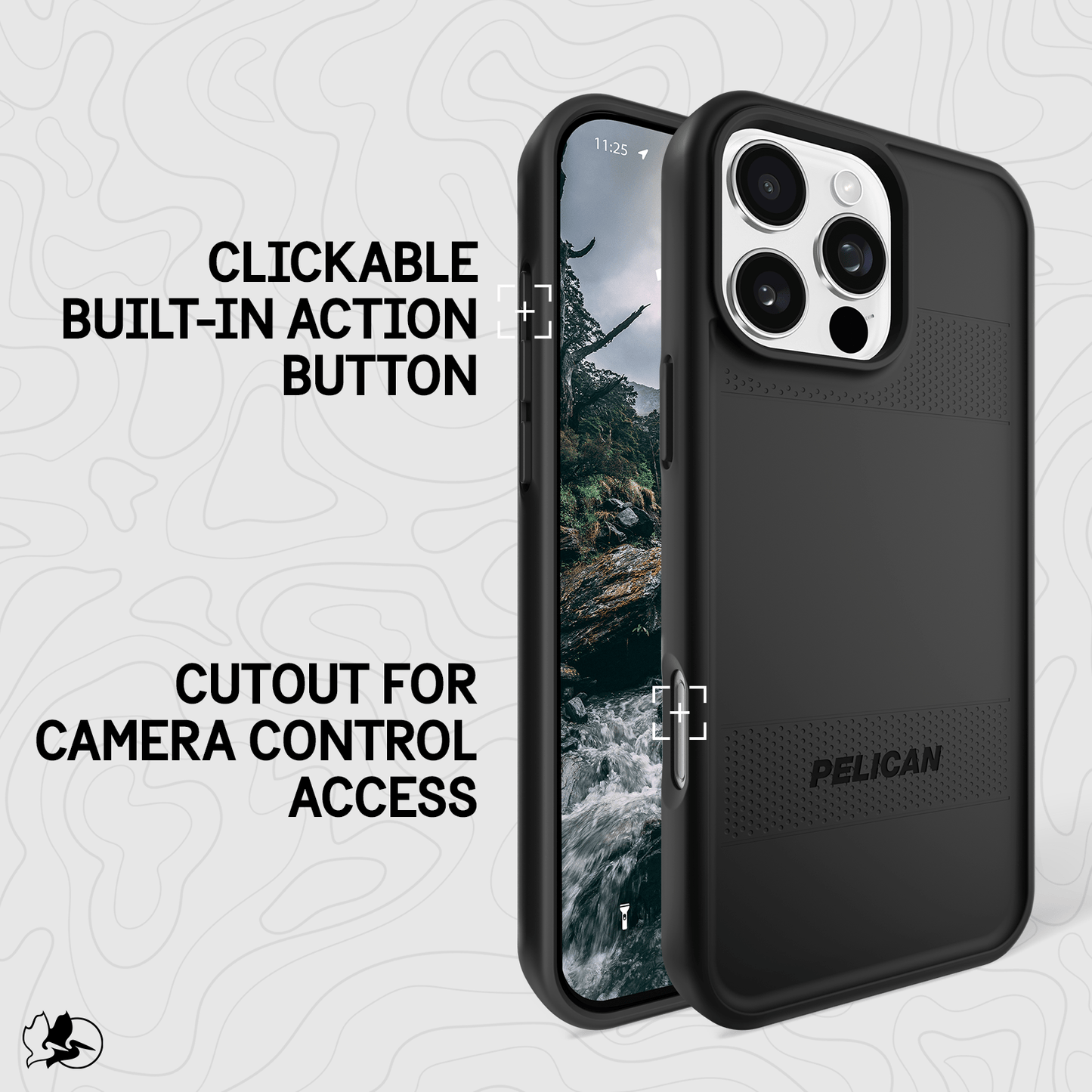 Pelican Protector Black MagSafe - iPhone 16 Pro Max