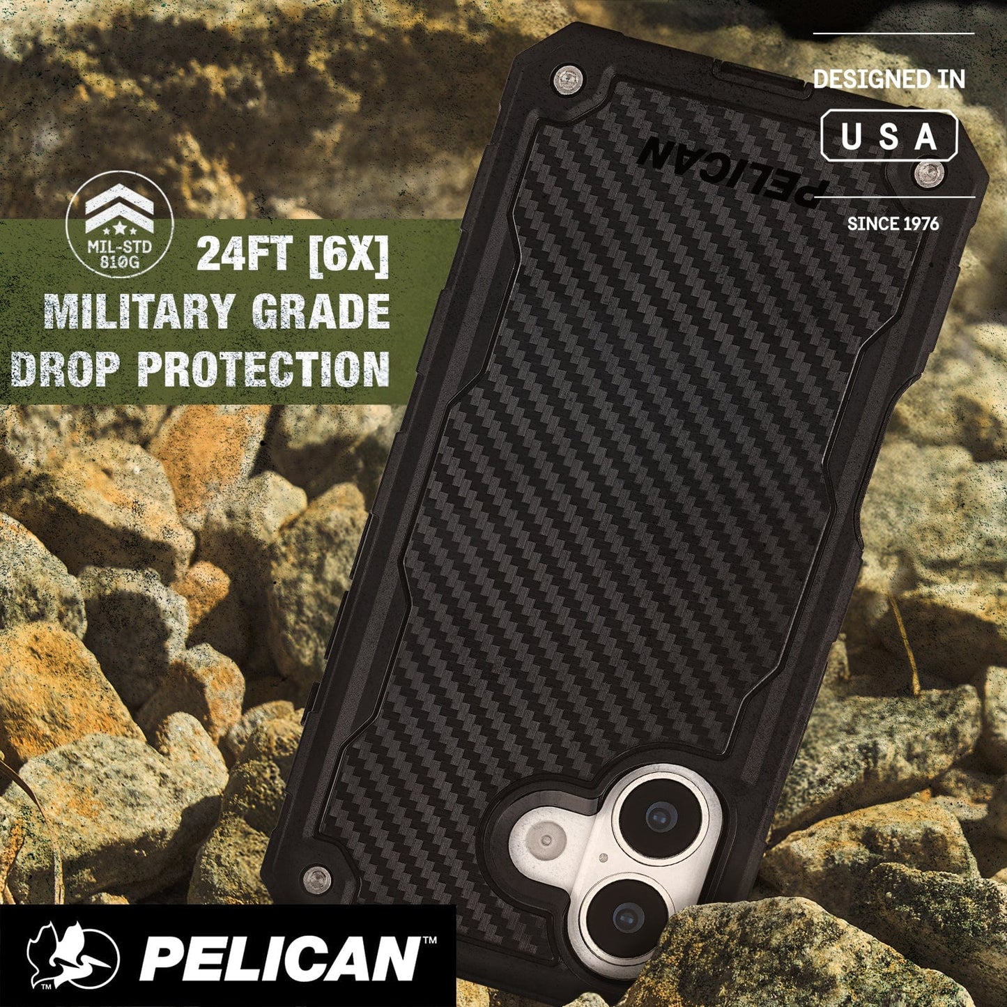 Pelican Shield Carbon Fiber MagSafe - iPhone 17