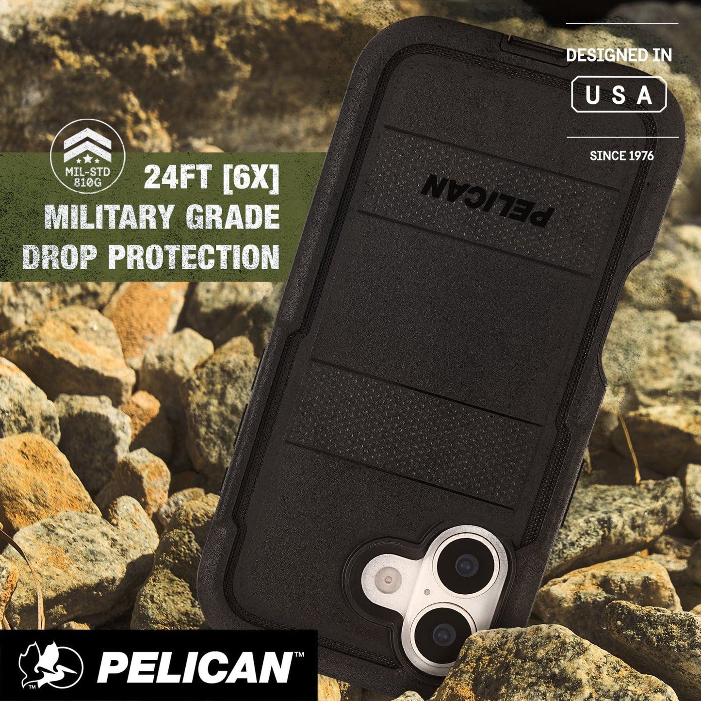 Pelican Voyager Black MagSafe - iPhone 17