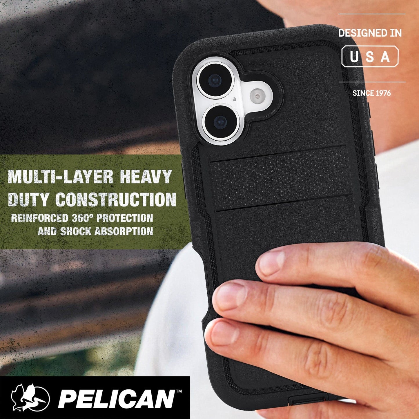 Pelican Voyager Black MagSafe - iPhone 17
