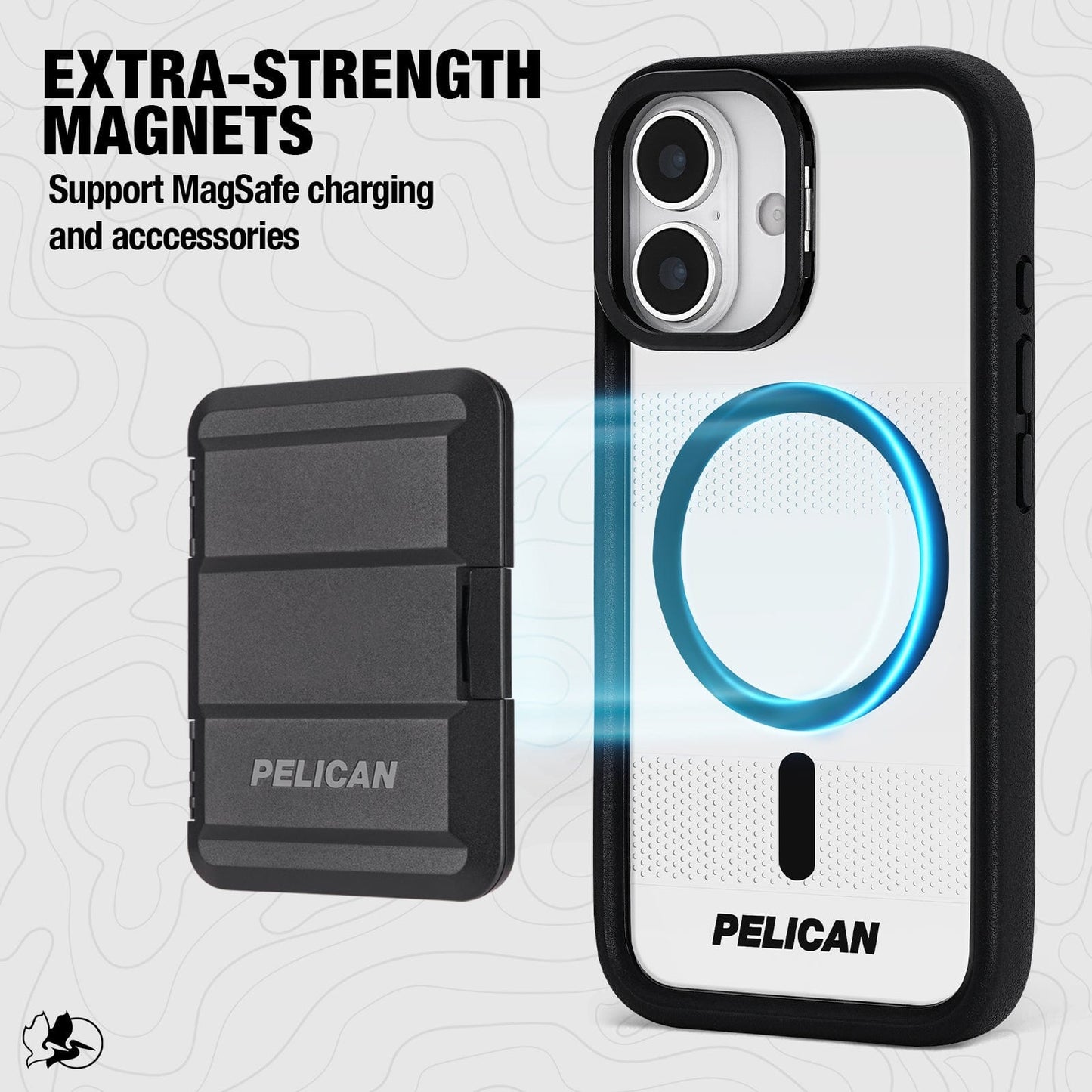 Pelican Protector Clear MagSafe w/ Camera Stand - iPhone 17