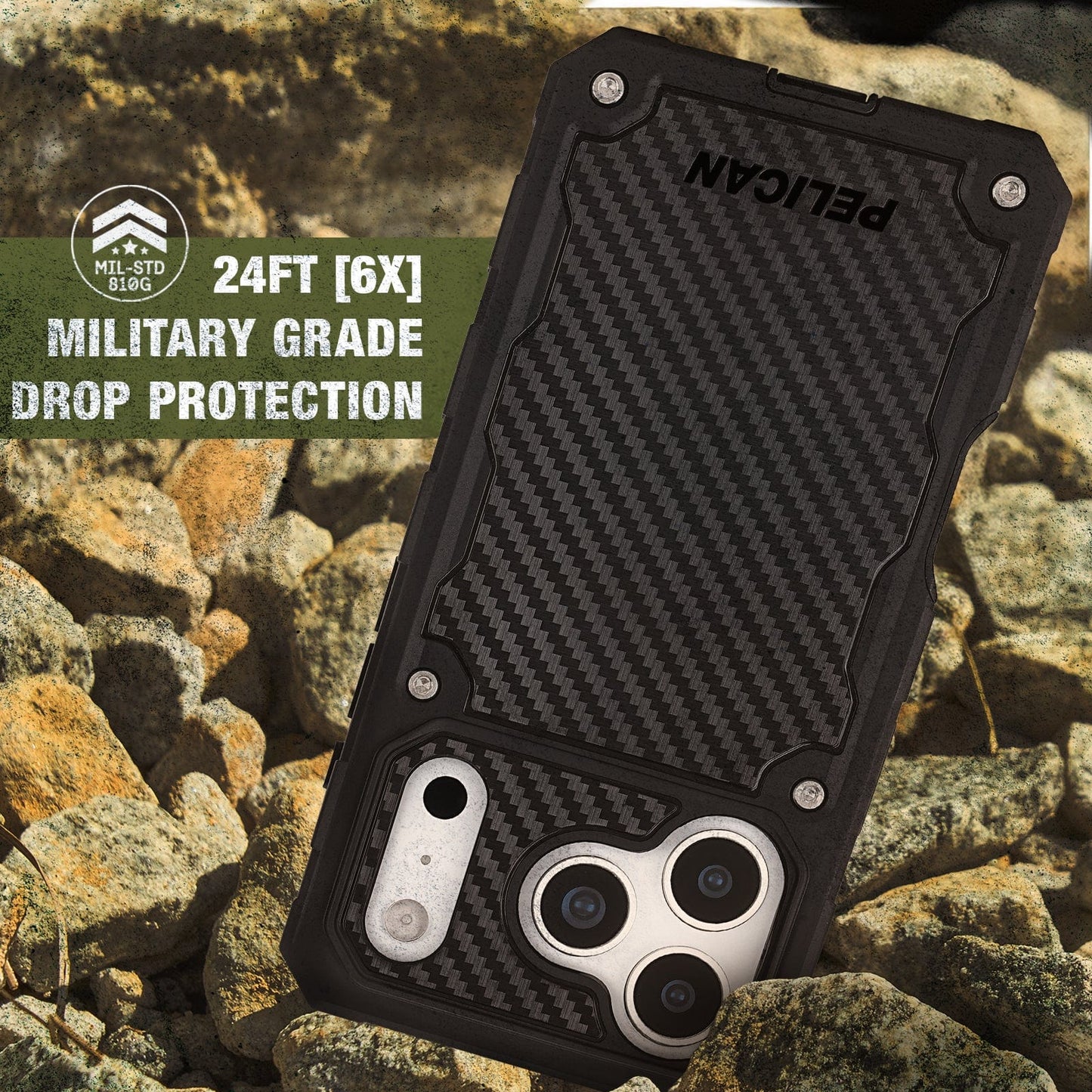 Pelican Shield Carbon Fiber MagSafe - iPhone 17 Pro