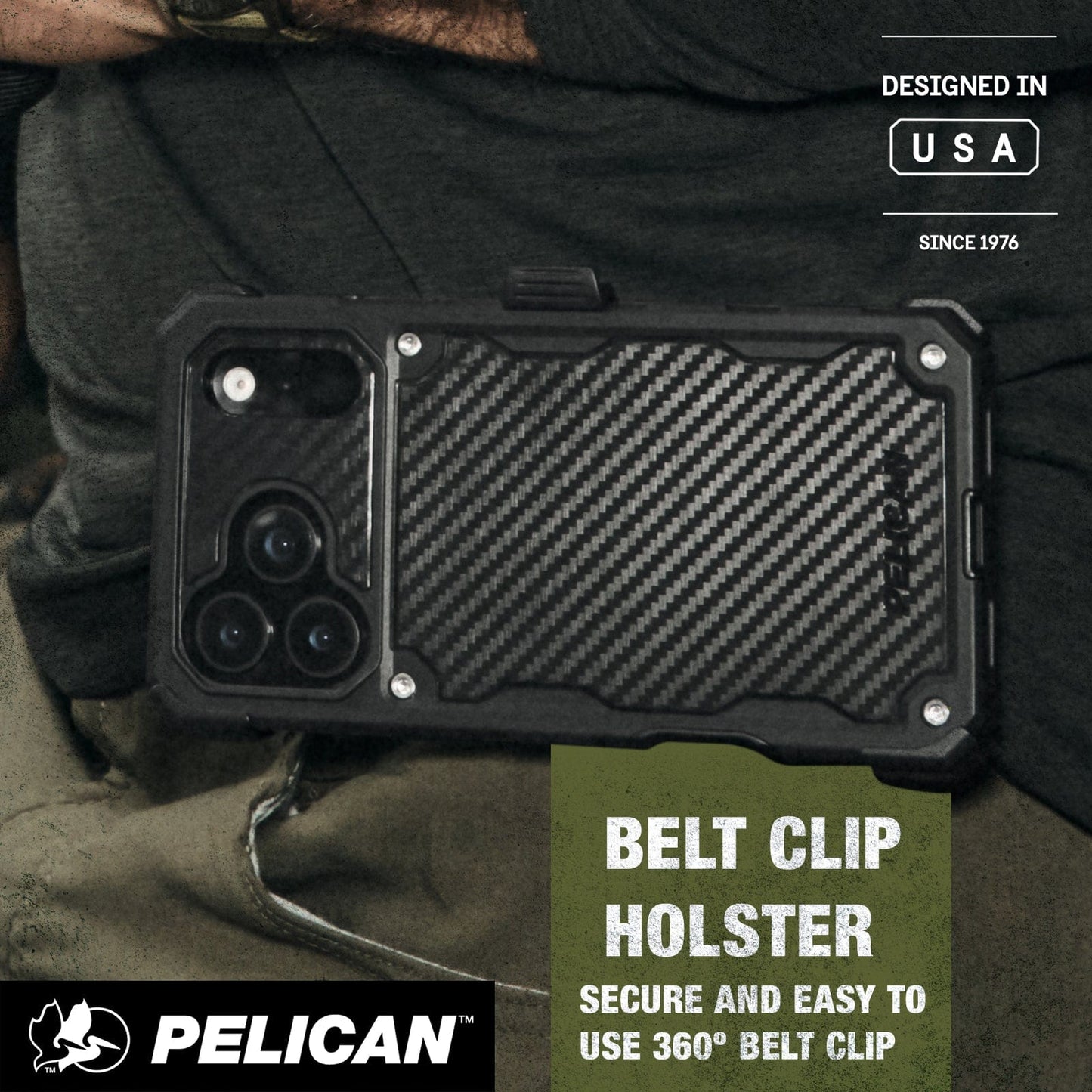 Pelican Shield Carbon Fiber MagSafe - iPhone 17 Pro