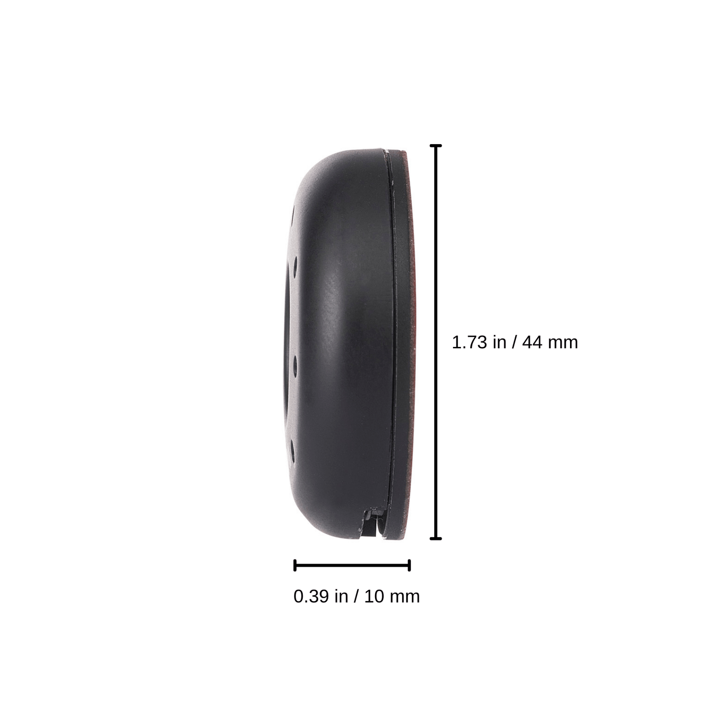 Tough AirTag Sticker Mount 4 Pack (Black)